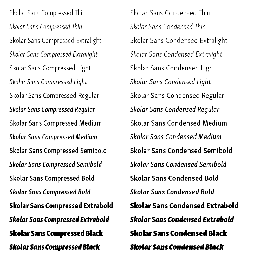Skolar Sans  Let's Type by PLETÓRICA Design Studio