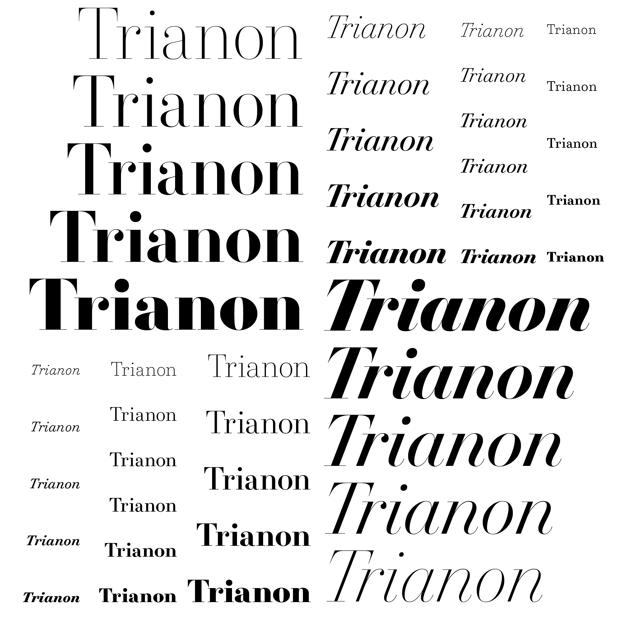 Trianon Typographica