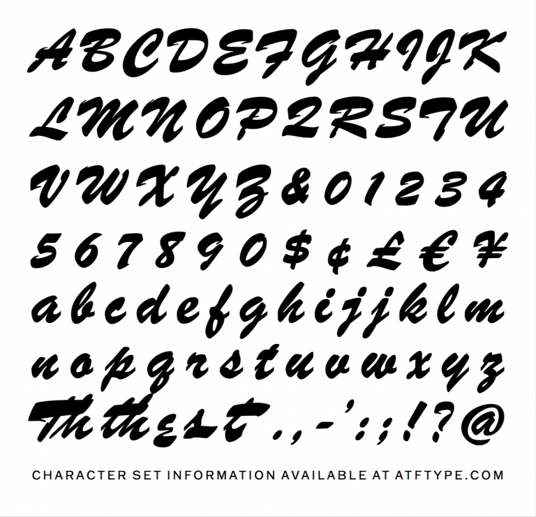 ATF Brush Typographica