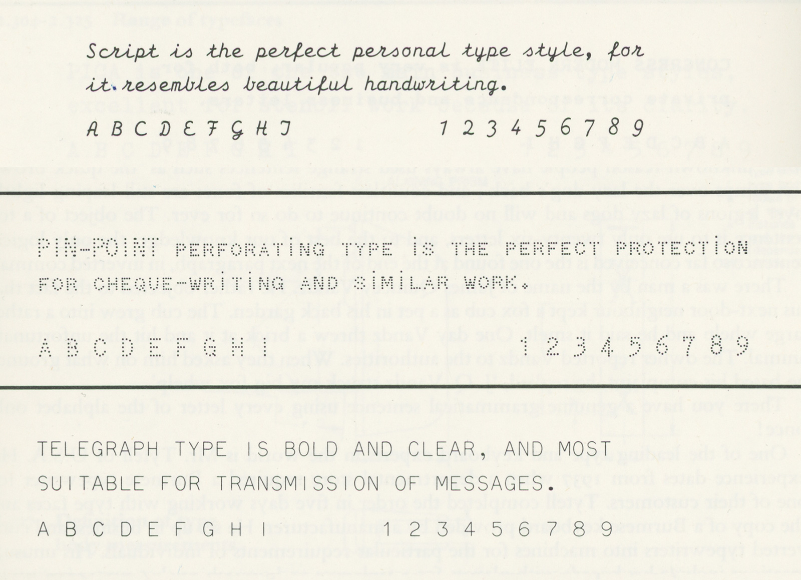 Typewriter Looking Font