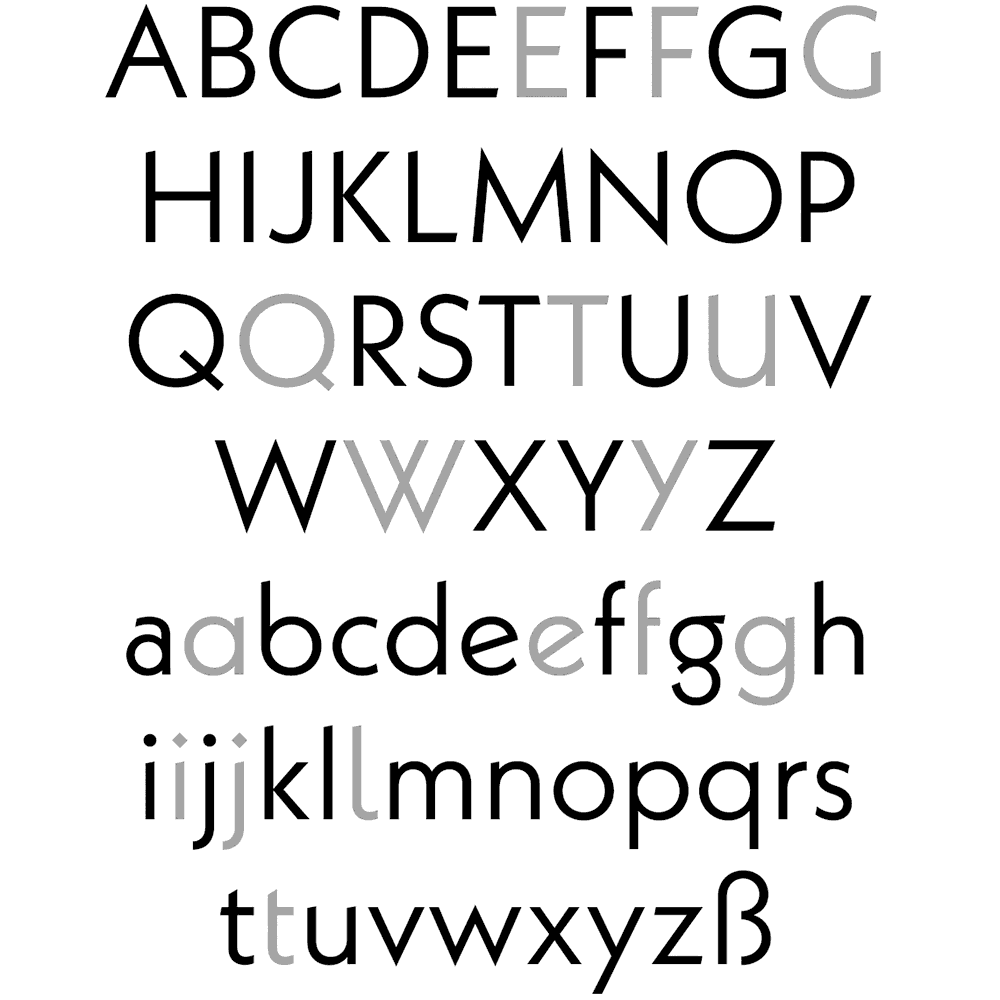 Neue Kabel fonts
