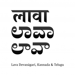 Lava Devanagari, Kannada, Telugu